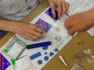 Working with silver clay