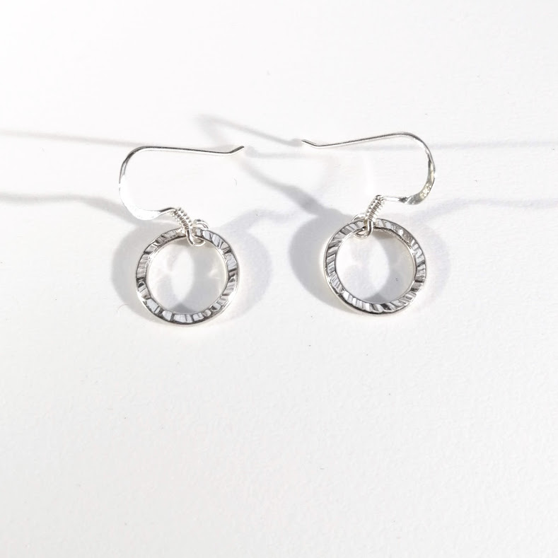 Sterling silver dangle earrings
