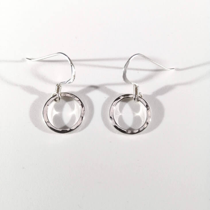 Sterling silver drop earrings