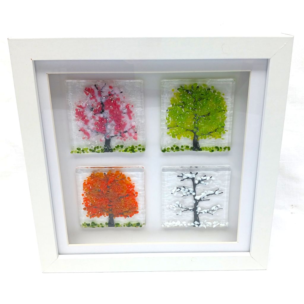 Fused glass picture